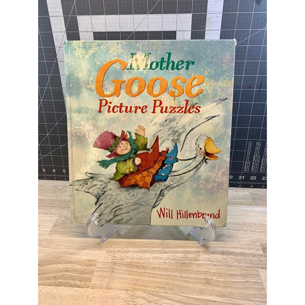 Mother Goose Picture Puzzles Ages 3-6 Nursery Rhymes Rebus Book 2011